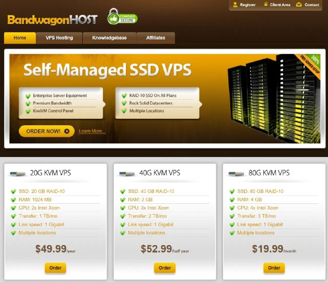 搬瓦工/bandwagonhost 促销优惠码,新增10Gbps带宽的cn2 gia线路VPS,移动+联通同步走企业级带宽:原站配图。